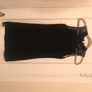 Chiffon and lace dress